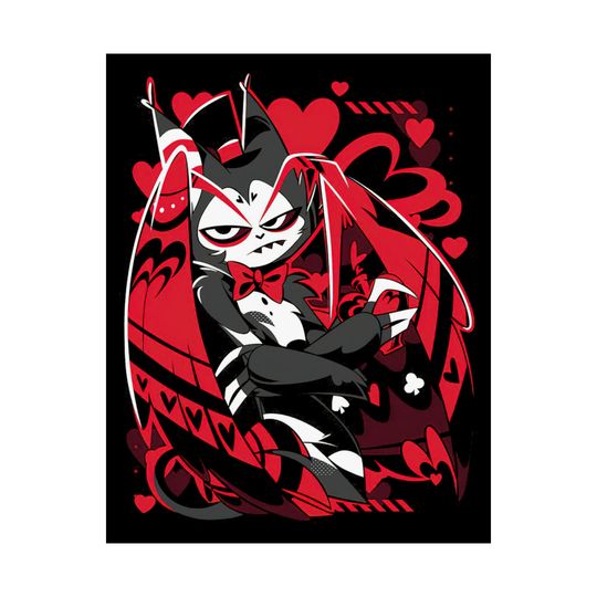 Husk Hazbin Hotel Matte Vertical Posters | Wall Art Poster | Home Decor | Gift For Hazbin Hotel Lover
