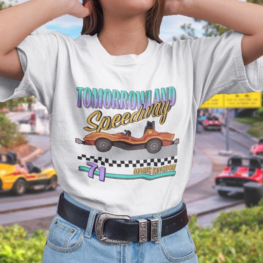 Tomorrowland Speedway Race Car Style T-Shirt