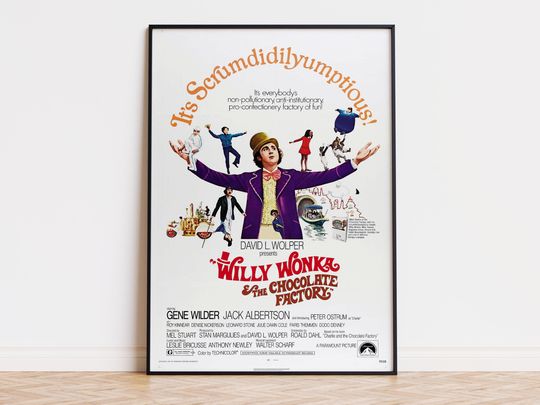 Willy Wonka & the Chocolate Factory - Movie Poster