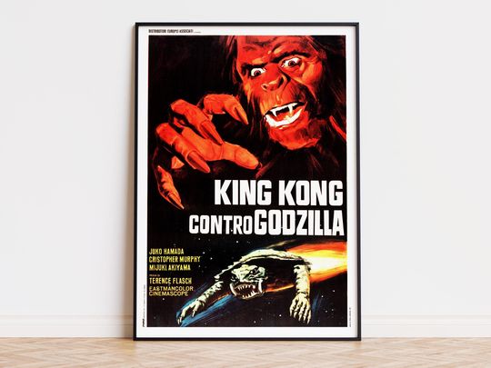 King Kong vs. god zilla - Movie Poster
