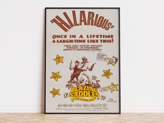 Blazing Saddles - Movie Poster