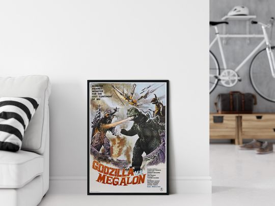 god zilla vs. Megalon - Movie Poster