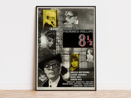 8 1/2 - Movie Poster