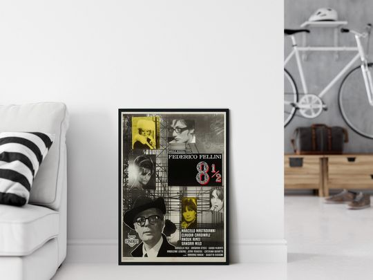 8 1/2 - Movie Poster