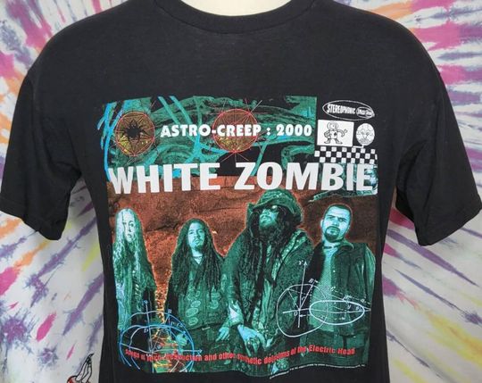 VINTAGE White Zombie Astro Creep Concert Tour T Shirt