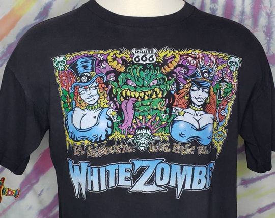Vintage White Zombie La Sexorcisto Devil Music Concert Tour T Shirt