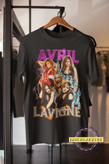 Avril Lavigne shirt, Avril Lavigne tee, Shirt Band Vintage, Shirt Concert, Tour Band