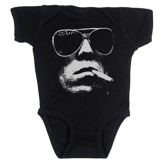 Keith Richards Face Baby Onesie