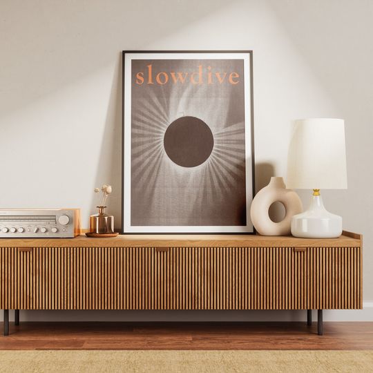 Slowdive Poster | 90s Shoegaze Wall Art