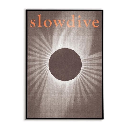 Slowdive Poster | 90s Shoegaze Wall Art