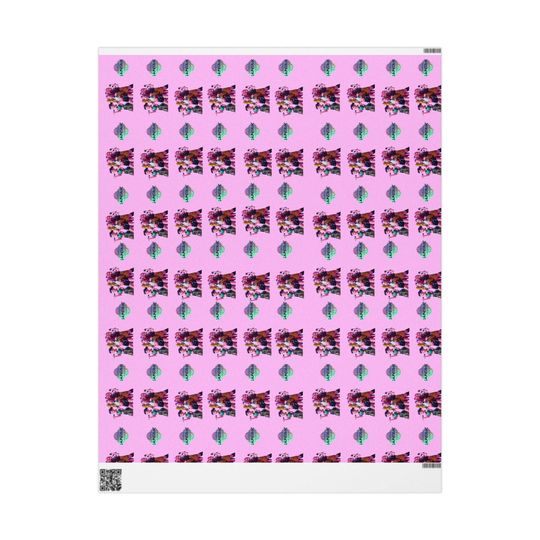 Huntrix Wrapping Paper (Light Pink)