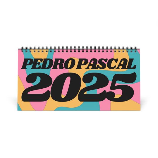Pedro Pascal 2025 Desktop Calendar