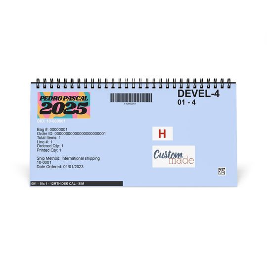 Pedro Pascal 2025 Desktop Calendar