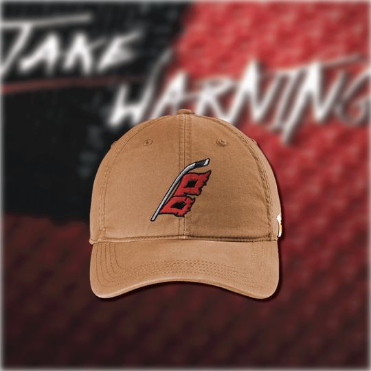Carolina Hurricanes Flag Hat - Carhartt Velcro Strap Cap - Hockey Gift