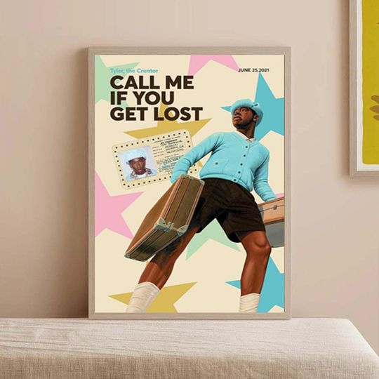 Call Me If You Get Lost Tyler The Creator Poster Room Decor Gift for Fans