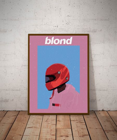 Poster Frank Ocean Artwork Blond Rapper Singer Music Rap Hip Hop Songs