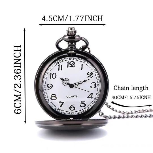 Personalized Pocket Watch for Groomsmen and Wedding Gifts