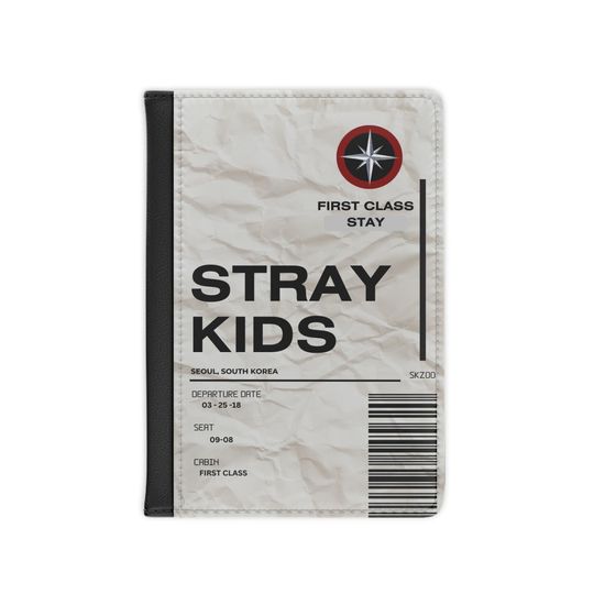 Straykids Travel Passport Cover