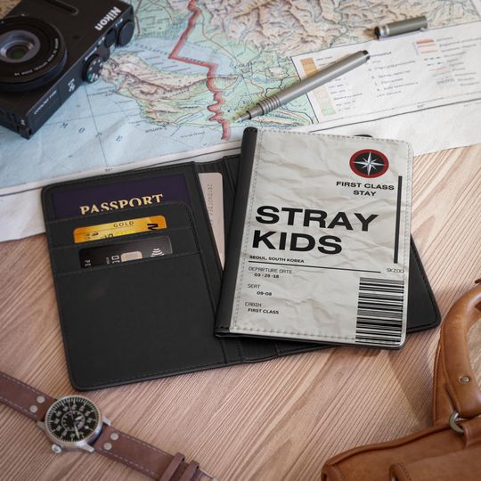 Straykids Travel Passport Cover
