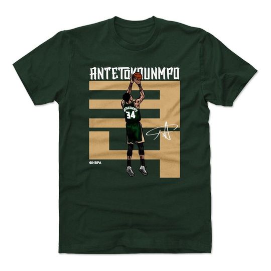 Giannis Antetoko T-Shirt - Milwaukee Basketball Giannis Antetoko Number Shirt