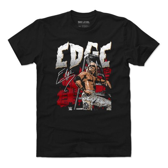 Edge Men's Cotton T-shirt Legends Wrestling Entertainment Edge Ladder Wht