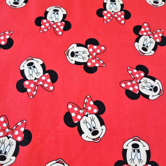 Minnie Mouse Material by the yard