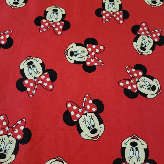 Minnie Mouse Material by the yard