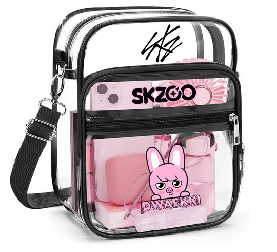 Transparent Shoulder Bag Inspired by Stray Kids SKZOO for Concerts