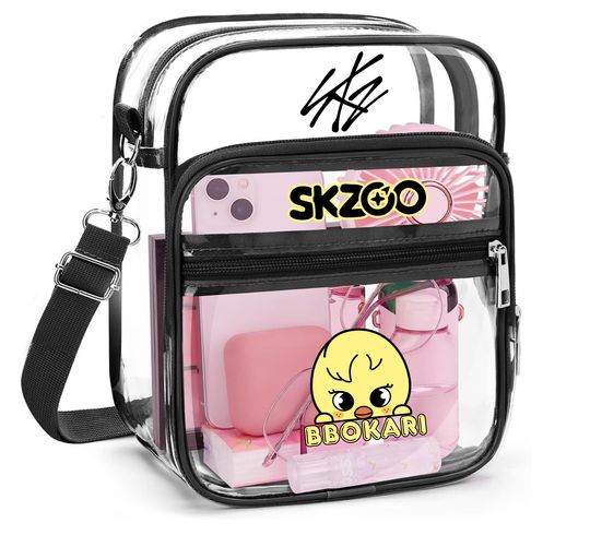 Transparent Shoulder Bag Inspired by Stray Kids SKZOO for Concerts