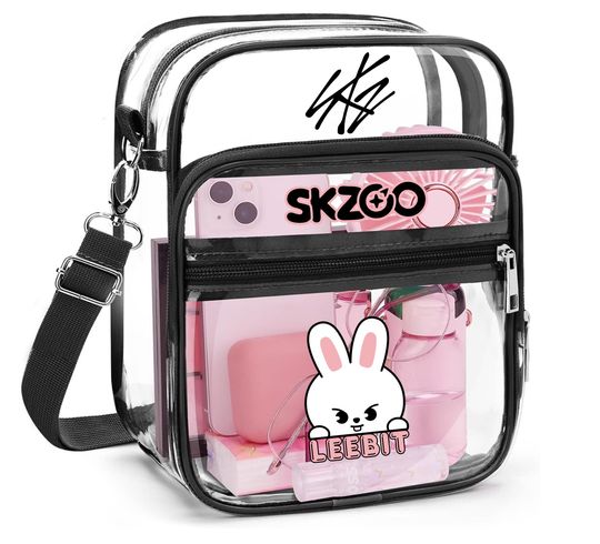 Transparent Shoulder Bag Inspired by Stray Kids SKZOO for Concerts