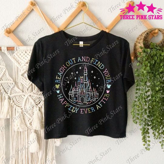 Magic Kingdom Castle Crop Top, Cinde Castle Crop Tee E3715