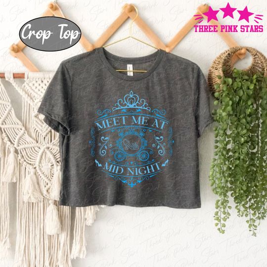 Cinde Crop Top, Meet Me at Midnight Crop Tee, Cinde Princess Tee E5167