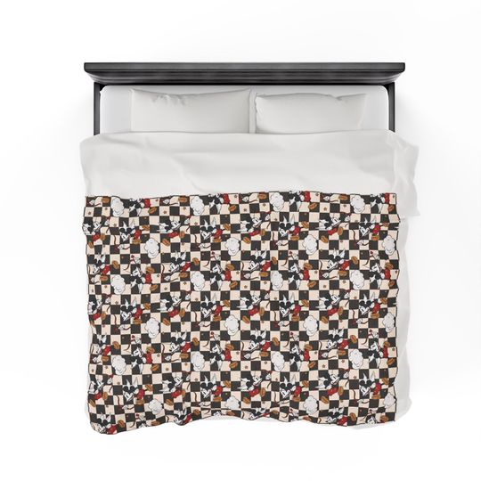 Disney Valentine's Day Blanket, Disney Blanket, Mickey Cupid Blanket