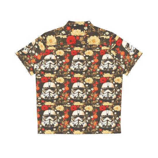 Storm Trooper Men's Hawaiian Shirt, Galaxy's Edge Men's Shirt