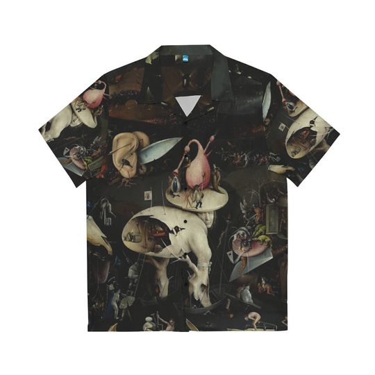 Hieronymus Bosch Collared Hawaiian Shirt