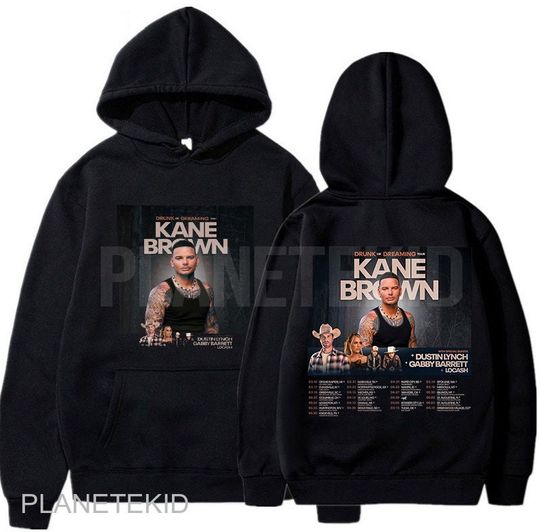 Kane Brown 2023 Tour Hoodie, Kane Brown Drunk Or Dreaming Tour 2 Sided Shirt