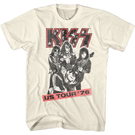 KISS US Tour 76 Rock and Roll Music Shirt
