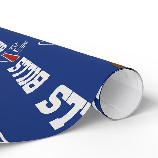 football Buffalo Bills Wrapping Paper: Sports Gift Wrap