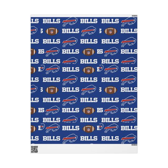 football Buffalo Bills Wrapping Paper: Sports Gift Wrap