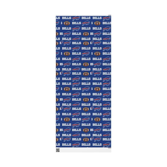 football Buffalo Bills Wrapping Paper: Sports Gift Wrap