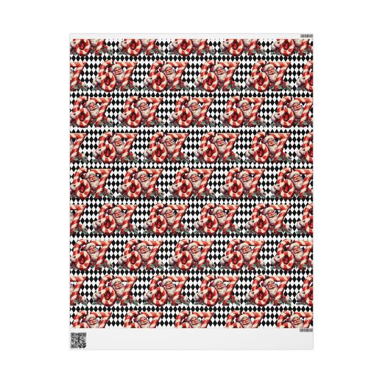 Funny Santa Wrapping Paper - Hilarious Christmas Gift Wrap, 6'7" Holiday Meme Print