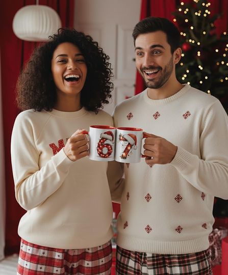 67 Christmas Accent Mug, 6 7 Mug, Six Seven Christmas Accent Coffee Mug