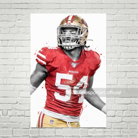 Fred Warner S.an F.rancisco 49ers Poster