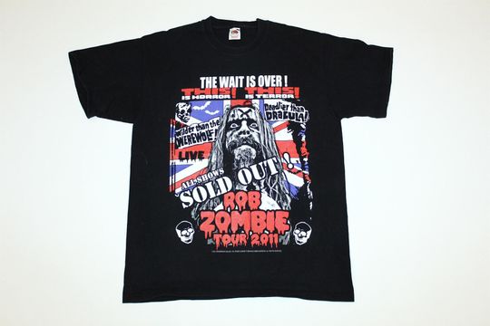 Vintage ROB ZOMBIE Tour Graphic T-Shirt