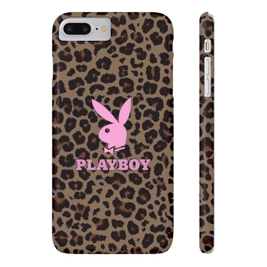 Playboy 2000's Leopard Print Design Phone Case