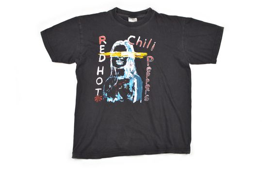 Vintage Red Hot Chili Peppers Cotton Graphic T-Shirt Tee