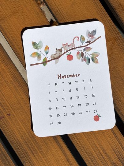 2026 Cat Desk Calendar for Cat Lovers
