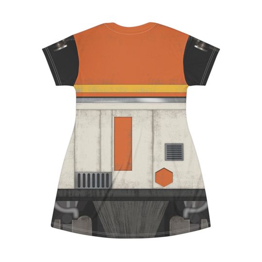 C1-10P Short Sleeve Dress, Star Wars Rebels Costume, Chopper Astromech Droid