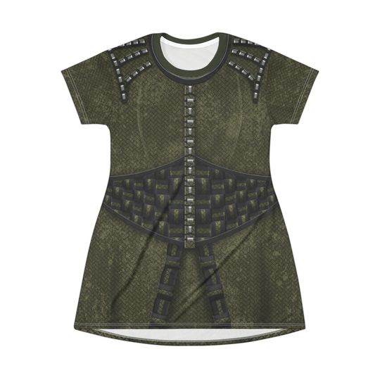 Dar-Benn Short Sleeve Dress, The Marvels Inspired Costume, Cosplay Member of Starforce