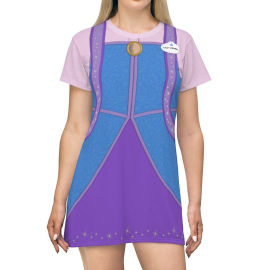 Blue Bippity Boppity Boutique Dress, Magic Kingdom Cast Member Merch Uniform